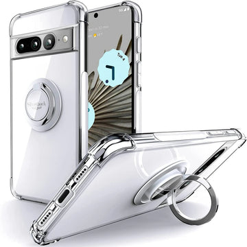 Ring Holder Shockproof Soft TPU Case