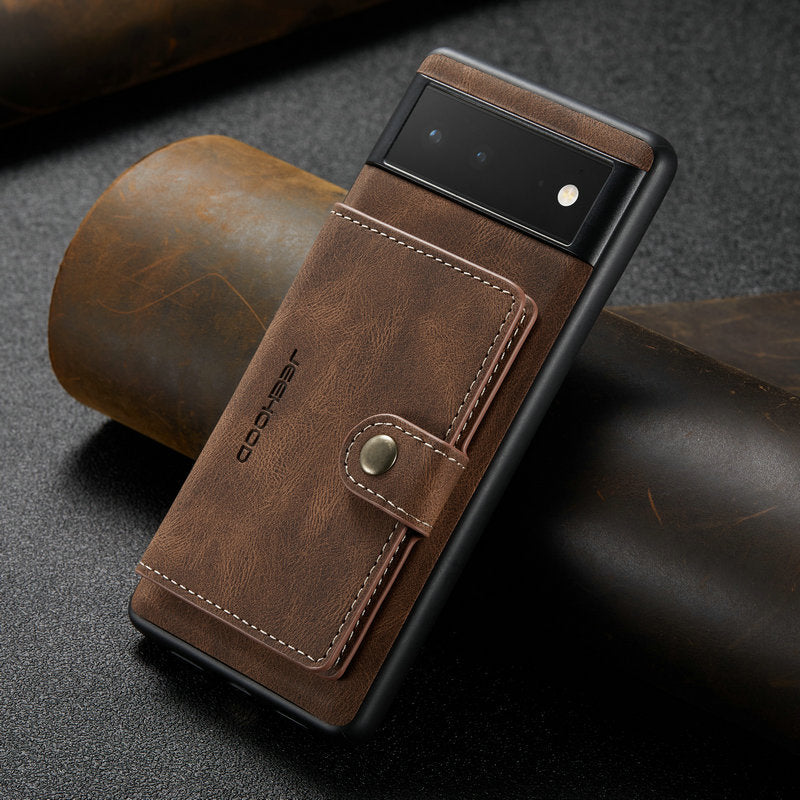 Magnetic Leather Card Holder Phone Case