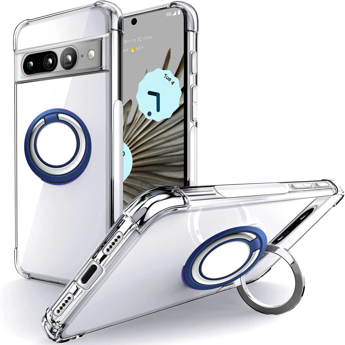Ring Holder Shockproof Soft TPU Case