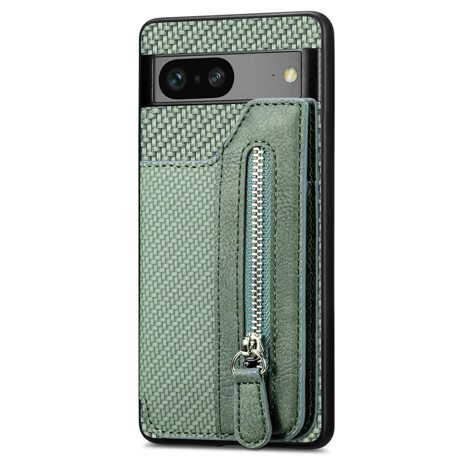 Leather Zipper Wallet Phone Case
