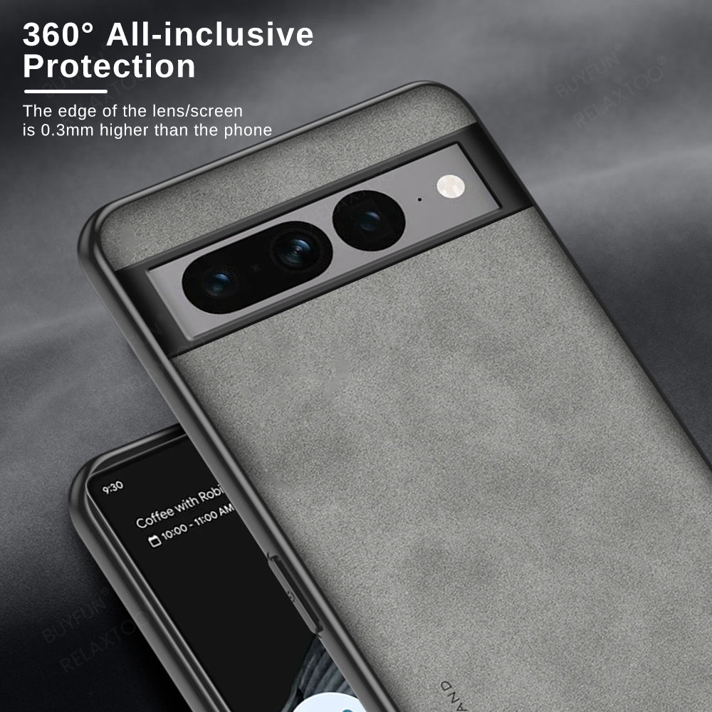 Leather Matte Silicone Phone Case