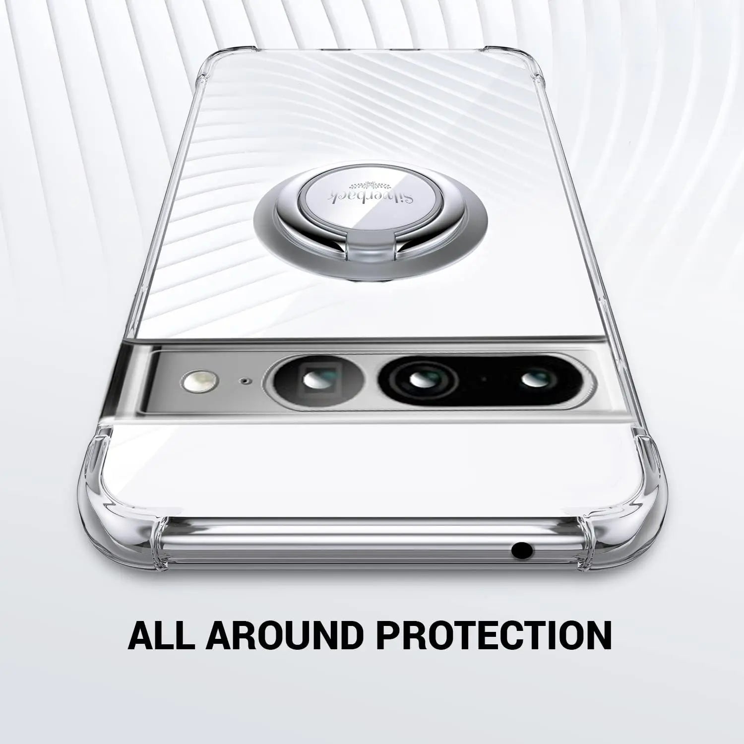 Ring Holder Shockproof Soft TPU Case
